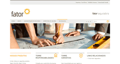 Desktop Screenshot of fatorseguradora.com.br