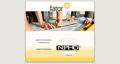 Desktop Screenshot of fatordigital.fatorseguradora.com.br